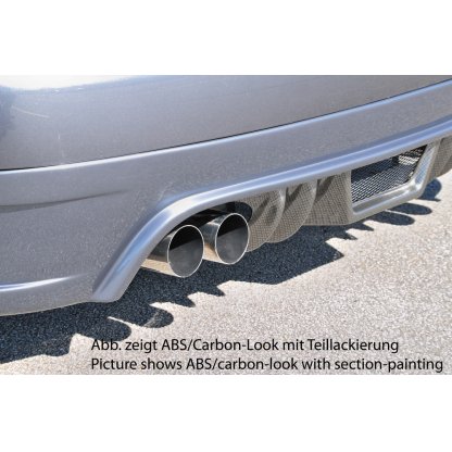 Rieger spoiler pod zadní nárazník pro Volkswagen Touran 1T van před faceliftem r.v. 03/03-10/06, plast ABS bez povrchové úpravy, pro vozy bez tažného zařízení