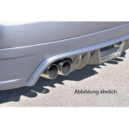 Rieger spoiler pod zadní nárazník pro Volkswagen Touran 1T van r.v. 03/03-10/06, plast ABS bez povrchové úpravy