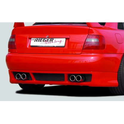 Rieger spoiler pod zadní nárazník RS4-Look pro Audi A4 B5 avant, sedan r.v. 99-12/00, plast ABS bez povrchové úpravy, r.v. 1999-12/2000