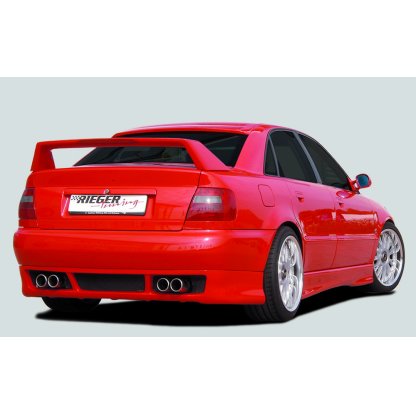 Rieger spoiler pod zadní nárazník RS4-Look pro Audi A4 B5 avant, sedan r.v. 99-12/00, plast ABS bez povrchové úpravy, r.v. 1999-12/2000