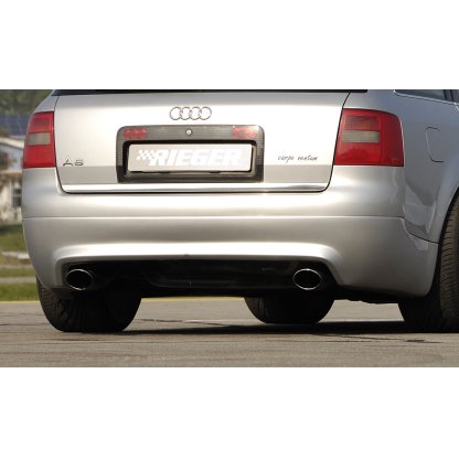 Rieger spoiler pod zadní nárazník S6 Look pro Audi A6 4B avant před faceliftem r.v. 01/97-06/01, plast ABS bez povrchové úpravy
