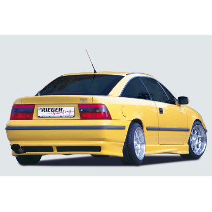Rieger spoiler pod zadní nárazník widebody I pro Opel Calibra A 3-dvéř. r.v. 03/90-, plast ABS bez povrchové úpravy