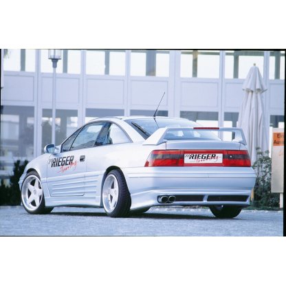 Rieger spoiler pod zadní nárazník widebody I pro Opel Calibra A 3-dvéř. r.v. 03/90-, plast ABS bez povrchové úpravy