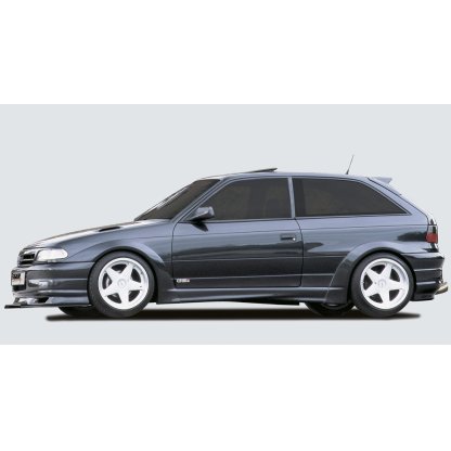 Rieger stříška nad zadní okno pro Opel Astra F hatchback, plast ABS bez povrchové úpravy