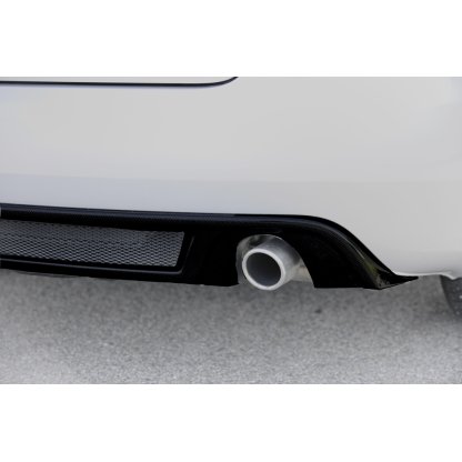Rieger vložka zadního nárazníku (GBL-55268) pro Audi A4 8H kabriolet, plast ABS lakovaný do černé lesklé barvy