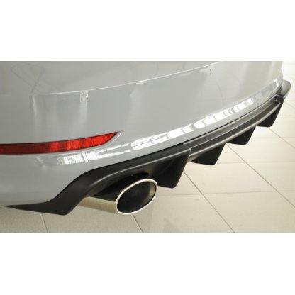 Rieger vložka zadního nárazníku pro Audi A3 S3 8V 3-dvéř. (convertible 8V7), 5-dvéř. (sedan 8VS) před faceliftem, plast ABS bez povrchové úpravy