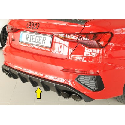 Rieger vložka zadního nárazníku pro Audi A3 S3 GY 5-dvéř. (sedan), plast ABS bez povrchové úpravy