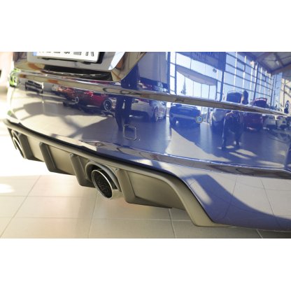 Rieger vložka zadního nárazníku pro Audi TT 8J-FV, 8S kupé, roadster vč. faceliftu, plast ABS bez povrchové úpravy
