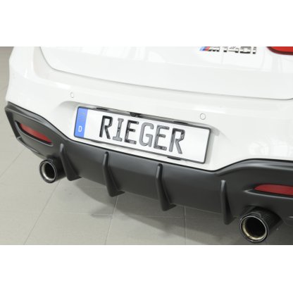 Rieger vložka zadního nárazníku pro BMW řada 1 F20, F21 sedan / 2-dvéř., sedan / 4-dvéř. po faceliftu LCI, plast ABS bez povrchové úpravy
