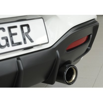 Rieger vložka zadního nárazníku pro BMW řada 1 F20, F21 sedan / 2-dvéř., sedan / 4-dvéř. po faceliftu LCI, plast ABS bez povrchové úpravy