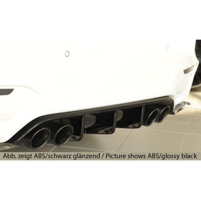 Rieger vložka zadního nárazníku pro BMW řada 3 F80 M3 sedan, plast ABS bez povrchové úpravy