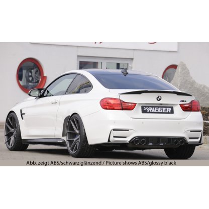 Rieger vložka zadního nárazníku pro BMW řada 3 F80 M3 sedan, plast ABS bez povrchové úpravy