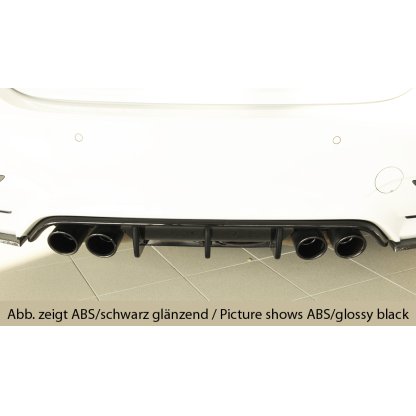 Rieger vložka zadního nárazníku pro BMW řada 3 F80 M3 sedan, plast ABS bez povrchové úpravy