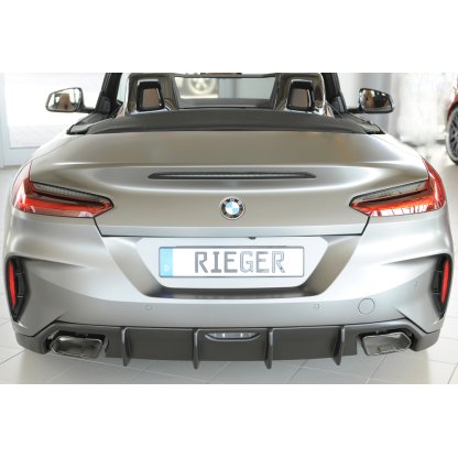 Rieger vložka zadního nárazníku pro BMW Z4 G29, G4Z roadster, plast ABS bez povrchové úpravy