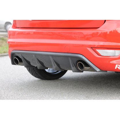 Rieger vložka zadního nárazníku pro Ford Focus 2 ST 3-dvéř., 5-dvéř. po faceliftu, plast ABS s povrchovou úpravou Carbon-Look