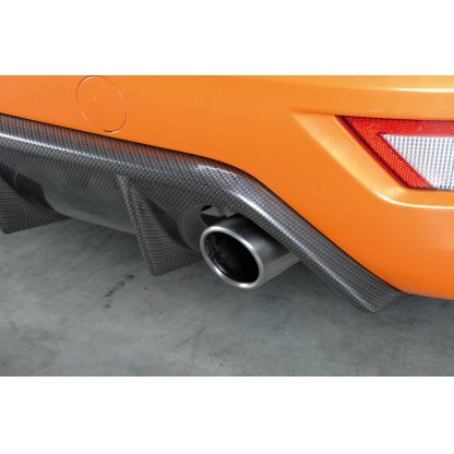 Rieger vložka zadního nárazníku pro Ford Focus 2 ST 3-dvéř., 5-dvéř. po faceliftu, plast ABS s povrchovou úpravou Carbon-Look