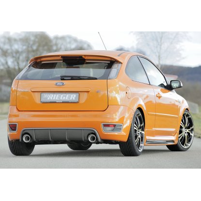 Rieger vložka zadního nárazníku pro Ford Focus 2 ST 3-dvéř., 5-dvéř. před faceliftem, plast ABS s povrchovou úpravou Carbon-Look