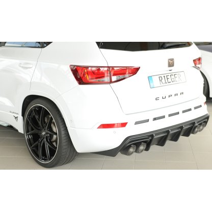 Rieger vložka zadního nárazníku pro Seat Ateca Cupra 5FP, plast ABS bez povrchové úpravy