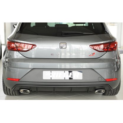 Rieger vložka zadního nárazníku pro Seat Leon Cupra 5F 3-dvéř. (sc), 5-dvéř. po faceliftu, plast ABS bez povrchové úpravy