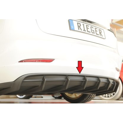 Rieger vložka zadního nárazníku pro Tesla Model 3 003, plast ABS bez povrchové úpravy
