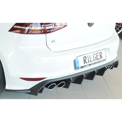 Rieger vložka zadního nárazníku pro Volkswagen Golf 7 R-Line 3-dvéř., plast ABS bez povrchové úpravy