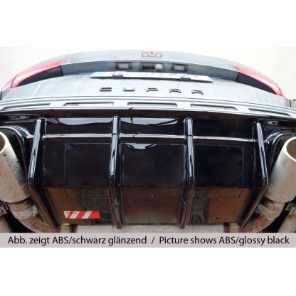 Rieger vložka zadního nárazníku (pro vozy s tažným zařízením) pro Seat Ateca Cupra 5FP, plast ABS bez povrchové úpravy