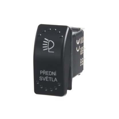 Rocker spínač PŘEDNÍ SVĚTLA 12/24V
