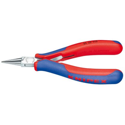 Rovné kulaté kleště 115 mm Knipex pro elektroniku - 3532115