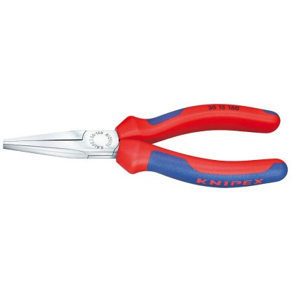 Rovné ploché kleště 140 mm Knipex typu Langback chromované - 3015140