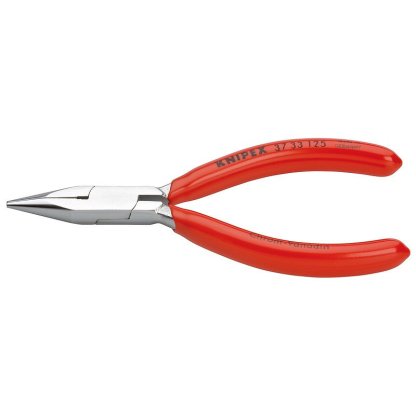 Rovné půlkulaté kleště 125 mm Knipex pro jemnou mechaniku chromované - 3733125