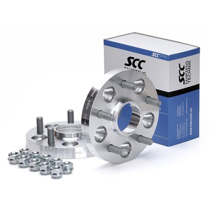 Rozšiřovací podložky 20mm 5/114,3-67,1 (matice M12x1,5)(SCC 14191BE elox) 2ks