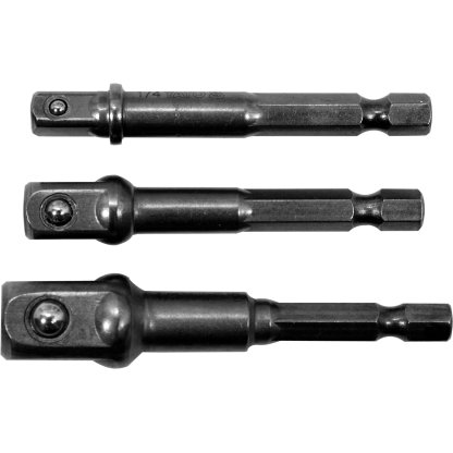 Sada adaptérů 3 ks, HEX, 1/4, 3/8, 1/2 - YT-04685