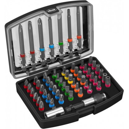 Sada bitů v boxu 57 ks, 1/4" - V5020