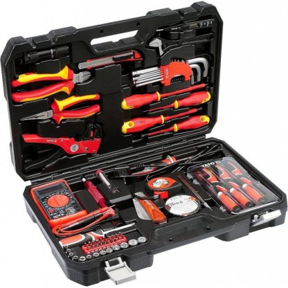 Sada elektro nářadí 1/4", 68 ks - YT-39009