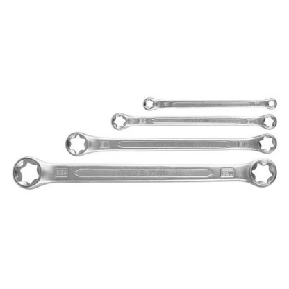 Sada klíčů očkových 4ks TORX E6xE24