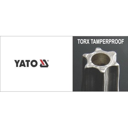 Sada klíčů TORX s otvorem 9 ks - YT-0511