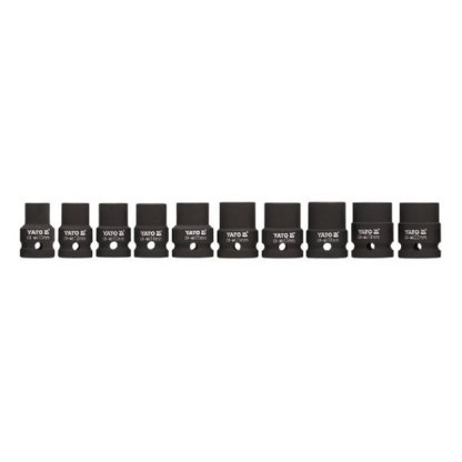 Sada kovaných vnitřních nástrčných klíčů 1/2" šestihranné 10 ks 10-22 mm YATO - YT-1025