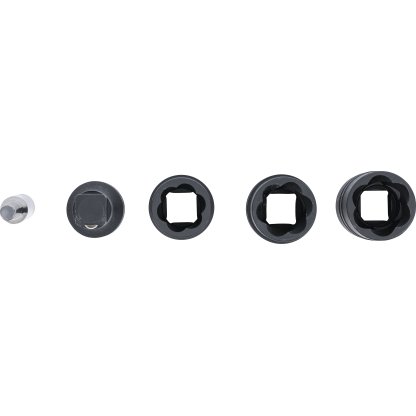 Sada na poškozené šrouby a matice, oboustranné, 1/2", 17, 19, 21 mm - B7467