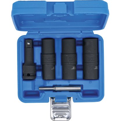 Sada na poškozené šrouby a matice, oboustranné, 1/2", 17, 19, 21 mm - B7467