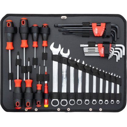 Sada nářadí s Gola sadou 1/2" a 1/4", 143 ks - V2542