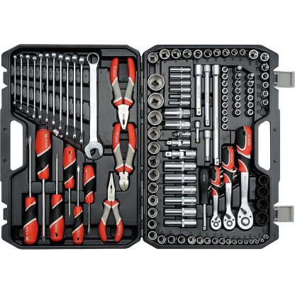 Sada nářadí s Gola sadou 1/4", 3/8" a 1/2", 129 ks - YT-38881