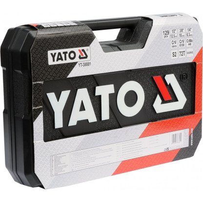 Sada nářadí s Gola sadou 1/4", 3/8" a 1/2", 129 ks - YT-38881