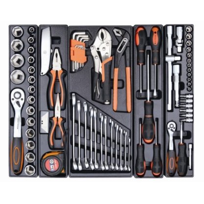 Sada nářadí v base s Gola sadou 1/2" a 1/4", 85 ks - AH128502