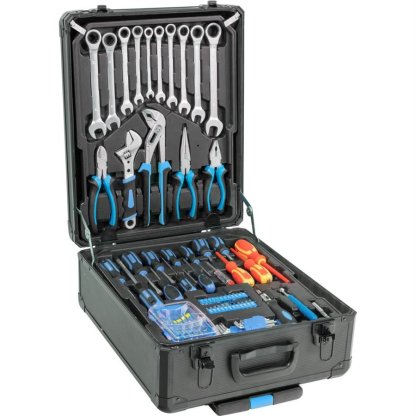 Sada nářadí v kufru s gola sadou 1/2", 1/4", 500 ks, Güde 39004