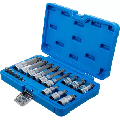 Sada nástrčných klíčů, tisícihran XZN, 1/4", 1/2", M4 - M18, 18 ks - B5172