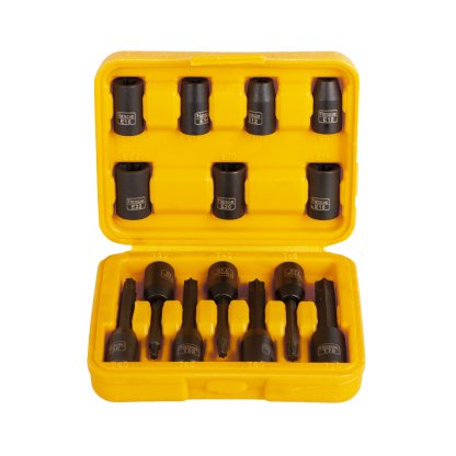 Sada nástrčných klíčů Torx, 1/2", 14 ks - HT206203