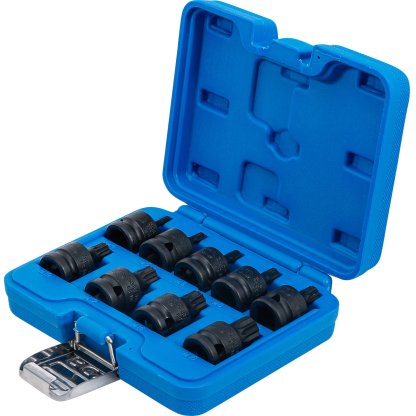 Sada nástrčných klíčů, XZN, 1/2", M4 - M16, 9 ks - BGS 5487