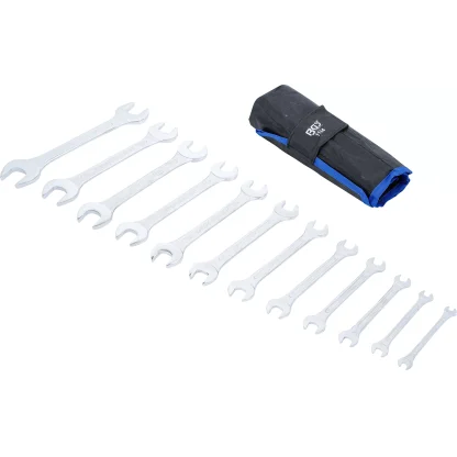 Sada oboustranných plochých klíčů, 6 - 32 mm, 12 ks - B1184