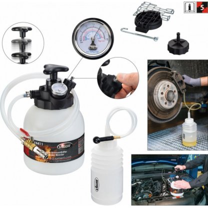 Sada pro ruční odvzdušňování brzd 3 l - V4411