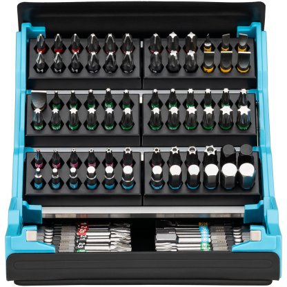 Sada profesionálních bitů, 1/4" / 6,3 mm, 96 ks - Hazet 2200SC-3